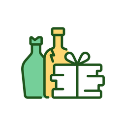 Bottles and waste paper  Icon