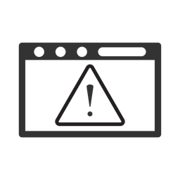 Browser Warning  Icon