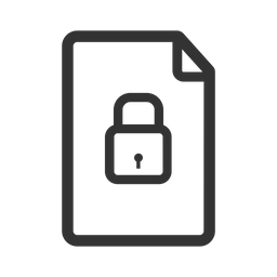 File Lock  Icon