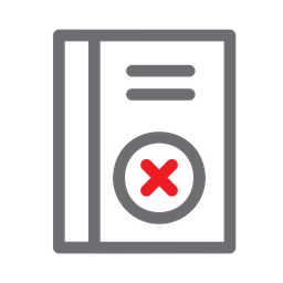 Delete File  Icon