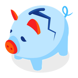 Piggy Cracked  Icon