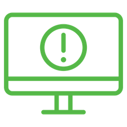 Computer Alert  Icon