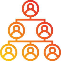 Organization Structure Collaboration Hierarchy Icon