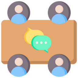 Business Team Conversation  Icon