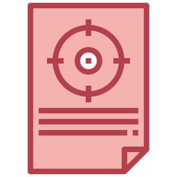 Document Target  Icon