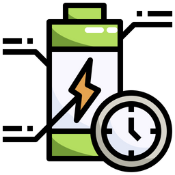 Battery Charging Time  Icon