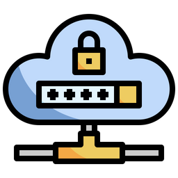 Cloud Password  Icon