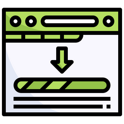 Online File Download  Icon