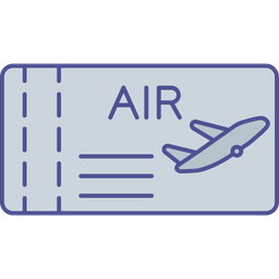 Airplane Ticket  Icon