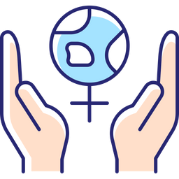 Feminismus-Unterstützung  Symbol