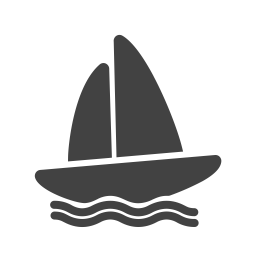 Bootfahren  Symbol