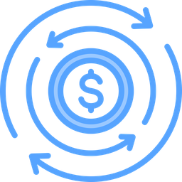 Fluxo de caixa  Ícone