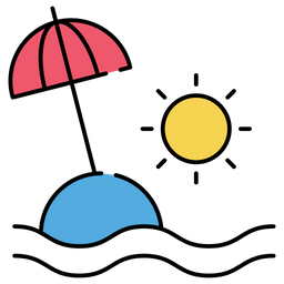 Beach Sunset  Icon