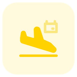 Arrival Flight Scheduled  Icon