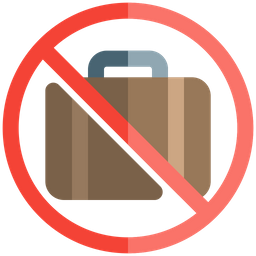 Bag Not Allowed  Icon