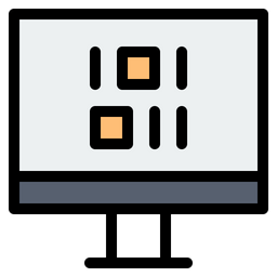 Computer Binary Code  Icon