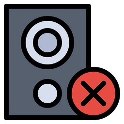 Delete Speaker  Icon