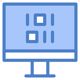 Computer Binary Code  Icon