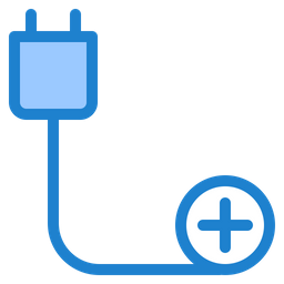 Adicione cabo de carregamento  Ícone