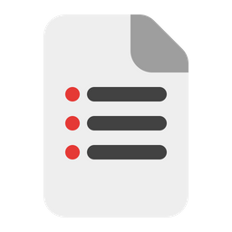 List File  Icon