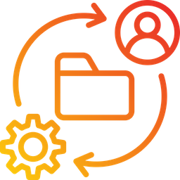 Datensynchronisation  Symbol