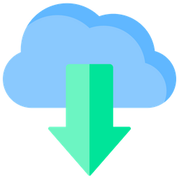 Cloud Download  Icon