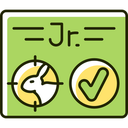 Junior hunting license  Icon