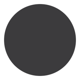 Black Circle  Icon