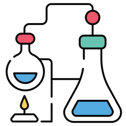 Chemisches Experiment  Symbol