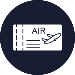 Airplane Ticket  Icon