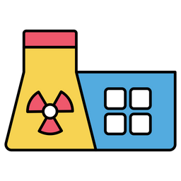 Nuclear Plant Power Plant Industry Symbol