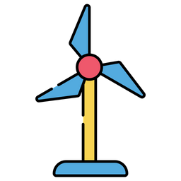 Windmill Wind Turbine Wind Generator Symbol