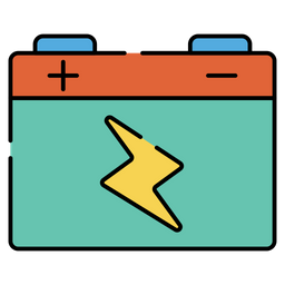Car Battery Rechargeable Battery Energy Storage Symbol
