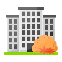 Building Explosion  Icon