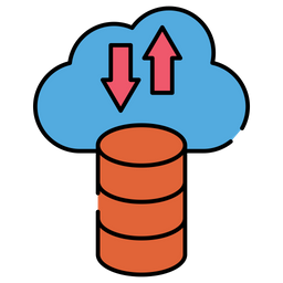 Cloud-Datenübertragung  Symbol