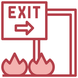 Emergency Exit  Icon