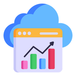 Cloud Analytics  Icon