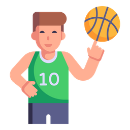 Basketball Player  Icon