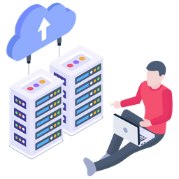 Data Hosting  Icon