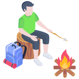 Bonfire Party  Icon