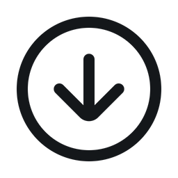 Down Arrow  Icon