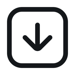 Down Arrow  Icon