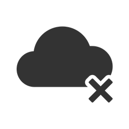 Cancel cloud  Icon