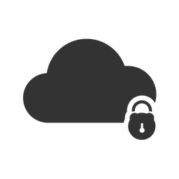 Cloud lock  Icon