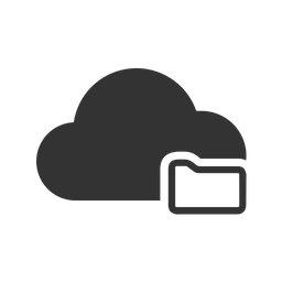 Cloud folder  Icon