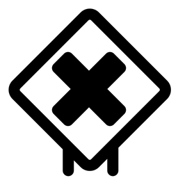 Autostopp  Symbol