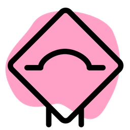 Bump Ahead  Icon