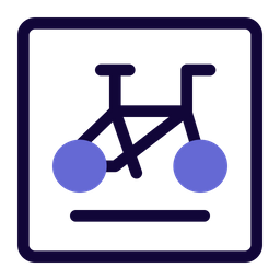 Estacionamento de bicicletas  Ícone