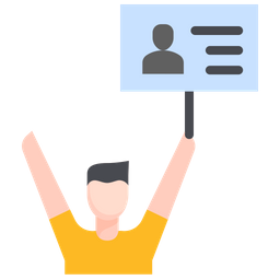 Candidate Poster  Icon