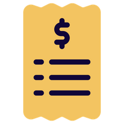 Bill Receipt  Icon